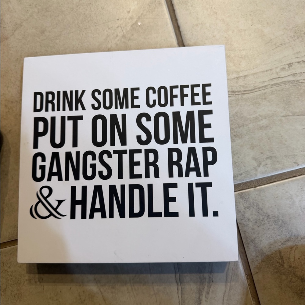 Motivational Wall Art with Bold Text